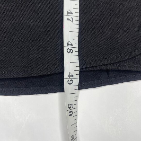 Zara Women's Black Draped Sleeveless Adjustable Strap Midi Dress Sz Medium - Picture 11 of 13